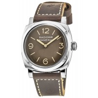 Réplique Montre Panerai Radiomir 1940 3 Days Acciaio 47 mm avec cadran marron et bracelet en cuir pour homme PAM00662