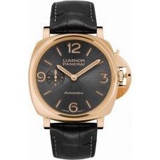 Réplique Montre Panerai Luminor Due 3 Days en or rose 18 carats automatique avec bracelet en cuir pour homme PAM00675