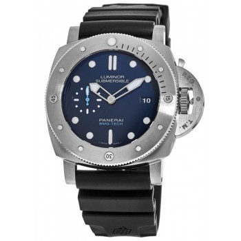 Réplique Montre pour homme Panerai Submersible 47 mm BMG-TECH avec cadran bleu en titane PAM00692