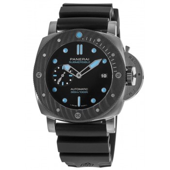 Réplique Montre pour homme Panerai Submersible 47 mm BMG-TECH automatique cadran bleu titane PAM00799