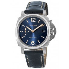 Réplique Montre Panerai Luminor Due 42 mm automatique 3 jours cadran bleu titane pour homme PAM00927