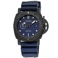 Réplique Montre Panerai Submersible QuarantaQuattro Carbotech Blu Abisso pour homme PAM01232