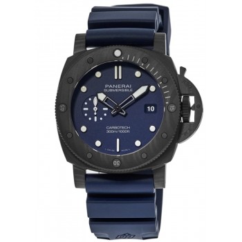 Réplique Montre Panerai Submersible QuarantaQuattro Carbotech Blu Abisso pour homme PAM01232