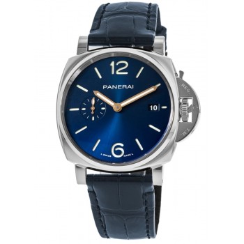 Réplique Montre Panerai Luminor Due 42 mm automatique pour homme avec cadran bleu PAM01274