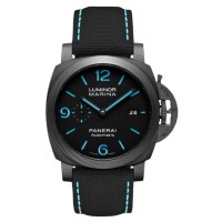 Réplique Montre Panerai Luminor Marina pour homme avec cadran noir et bracelet en nylon PAM02661