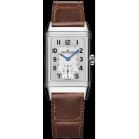 Réplique Jaeger LeCoultre Reverso Classic Monoface Petite Seconde Cadran Argent Bracelet Cuir Montre Unisexe Q2438522