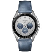 Réplique Tag Heuer Connected Calibre E4 - Montre pour homme avec cadran numérique en édition limitée de 42 mm et bracelet en cuir SBR8010.BC6636