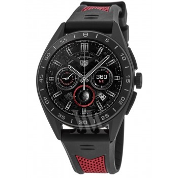 Réplique Montre pour homme Tag Heuer Connected Sport Edition avec bracelet en caoutchouc SBR8A80.EB0259