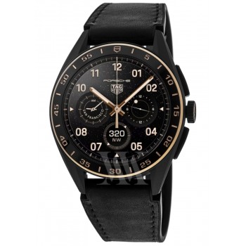 Réplique Montre pour homme Tag Heuer Connected Calibre E4 - 45 mm Bright Black Edition SBR8A83.BT6302