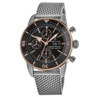 Réplique Breitling Superocean Heritage II Chronographe 44 Acier &amp; Montre Homme Or Rose U13313121B1A1