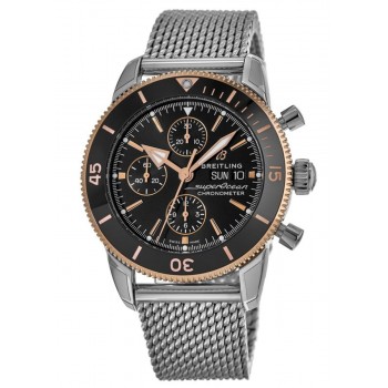 Réplique Breitling Superocean Heritage II Chronographe 44 Acier &amp; Montre Homme Or Rose U13313121B1A1