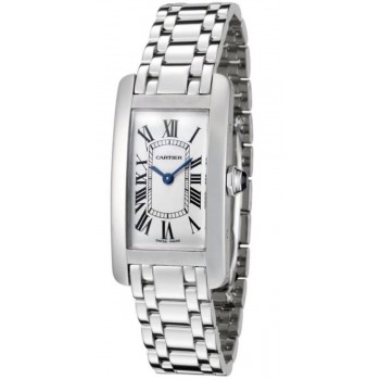 Réplique Montre Cartier Tank Américaine Femme W26019L1