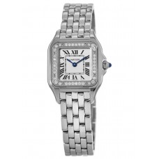 Réplique Montre Cartier Panthère de Cartier avec lunette en diamant pour femme W4PN0007