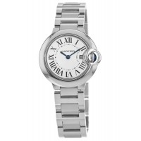 Réplique Montre Cartier Ballon Bleu 28 mm pour femme W69010Z4