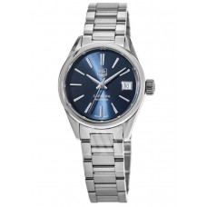 Réplique Montre pour femme Tag Heuer Carrera automatique en acier à cadran bleu WAR2419.BA0776