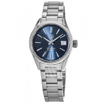 Réplique Montre pour femme Tag Heuer Carrera automatique en acier à cadran bleu WAR2419.BA0776