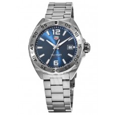 Réplique Montre pour homme Tag Heuer Formule 1 à quartz avec cadran bleu et acier inoxydable WAZ1118.BA0875