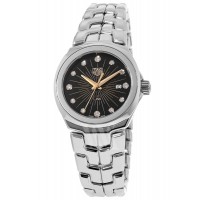 Réplique Montre pour femme Tag Heuer Link Quartz 32 mm cadran noir en acier inoxydable WBC131F.BA0649