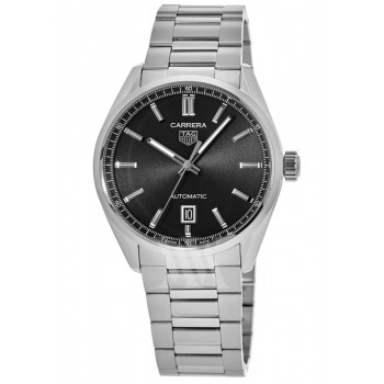 Réplique Montre pour homme Tag Heuer Carrera automatique en acier avec cadran noir WBN2110.BA0639