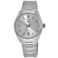 Réplique Montre pour homme Tag Heuer Carrera automatique en acier avec cadran argenté WBN2111.BA0639