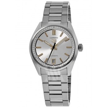 Réplique Montre pour femme Tag Heuer Carrera automatique 36 mm avec cadran argenté en acier WBN2310.BA0001