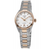 Réplique Tag Heuer Carrera Automatique Cadran Diamant Or Rose &amp; Montre Femme Acier WBN2450.BD0569