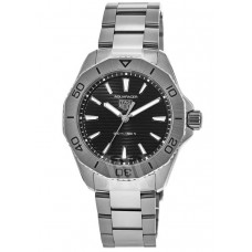 Réplique Montre pour homme Tag Heuer Aquaracer à quartz avec cadran noir en acier WBP1110.BA0627