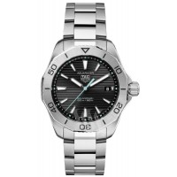 Réplique Montre pour homme Tag Heuer Aquaracer Professional 200 Solargraph avec cadran noir en acier WBP1114.BA0000