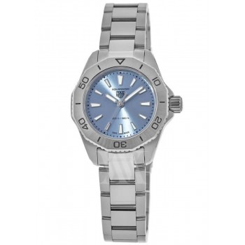 Réplique Montre pour femme Tag Heuer Aquaracer à quartz avec cadran bleu en acier WBP1415.BA0622