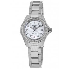 Réplique Montre pour femme Tag Heuer Aquaracer Professional 200 30 mm en acier diamant WBP1417.BA0622