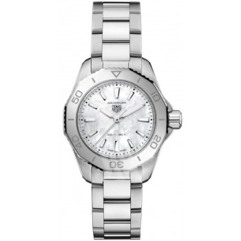 Réplique Montre pour femme Tag Heuer Aquaracer Professional 200 en acier avec cadran en nacre WBP1418.BA0622