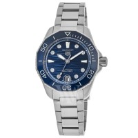 Réplique Montre pour femme Tag Heuer Aquaracer Professional 300 en acier avec cadran bleu diamant WBP231B.BA0618