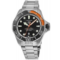 Réplique Montre pour homme Tag Heuer Aquaracer Professional 1000 Superdiver avec cadran noir en acier WBP5A8A.BF0619