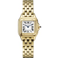 Réplique Montre Cartier Panthère de Cartier Petite Or Jaune Cadran Argenté Femme WGPN0038