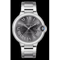 Réplique Montre pour homme Cartier Ballon Bleu 40 mm cadran gris en acier WSBB0060