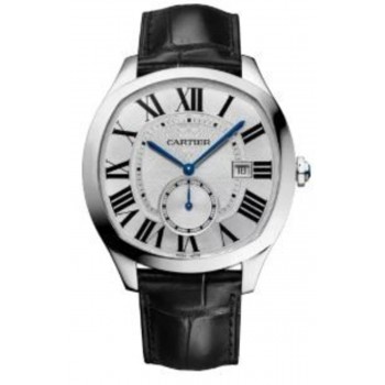 Réplique Montre pour homme Cartier Drive De Cartier avec cadran Flinigue argenté WSNM0015