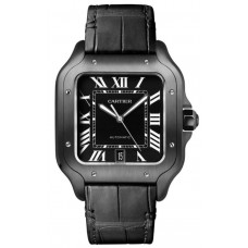 Réplique Montre Cartier Santos De Cartier ADLC en acier pour homme WSSA0039