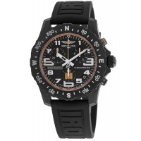 Réplique Montre pour homme Breitling Endurance Pro Ironman Finisher avec cadran noir et bracelet en caoutchouc X823101B1B1S1