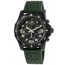 Réplique Montre pour homme Breitling Professional Endurance Pro avec cadran chronographe noir et bracelet en caoutchouc X82310D31B1S1