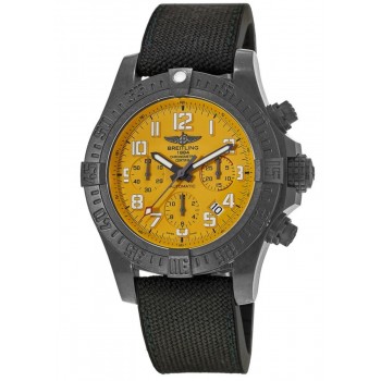 Réplique Montre Breitling Avenger Hurricane 45 Cobra pour homme avec cadran jaune XB0180E4/I534-253S