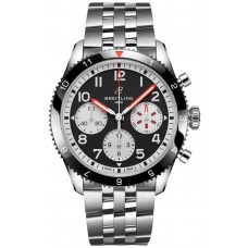 Réplique Montre Breitling Classic Avi Chronograph 42 Mosquito pour homme en acier avec cadran noir Y233801A1B1A1