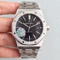 Réplique Montre Audemars Piguet Royal Oak 15400 Acier inoxydable Noir Dial 