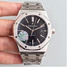 Réplique Montre Audemars Piguet Royal Oak 15400 Acier inoxydable Noir Dial 