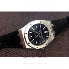 Réplique Montre Audemars Piguet Royal Oak 15400 Acier inoxydable Noir Dial