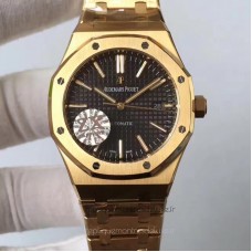 Réplique Montre Audemars Piguet Royal Oak 15400 Or jaune Noir Dial 