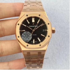 Réplique Montre Audemars Piguet Royal Oak 15450 Or rose Noir Dial 