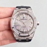 Réplique Montre Audemars Piguet Royal Oak 15450 Acier inoxydable Diamant Dial 