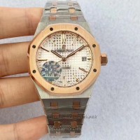 Réplique Montre Audemars Piguet Royal Oak 15450 Acier inoxydable Or rose argent Dial 