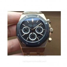 Réplique Montre Audemars Piguet Royal Oak 26320 Or rose Noir Dial