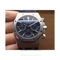 Réplique Montre Audemars Piguet Royal Oak 26320 Acier inoxydable Bleu Dial Bracelet en caoutchouc